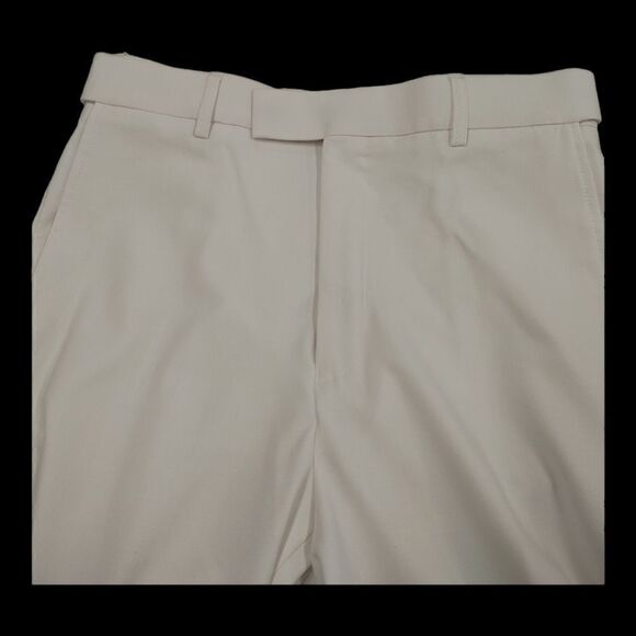 MARK OF DISTINCTION WHITE EURO SLIM FIT PANT. SIZE 36-37L. - Picture 5 of 10